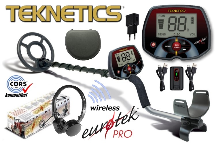 Metalldetektor Teknetics Eurotek PRO (LTE) wireless